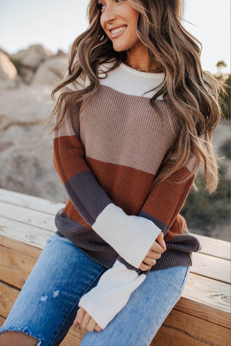 Ampersand Avenue Paige Sweater - Camel