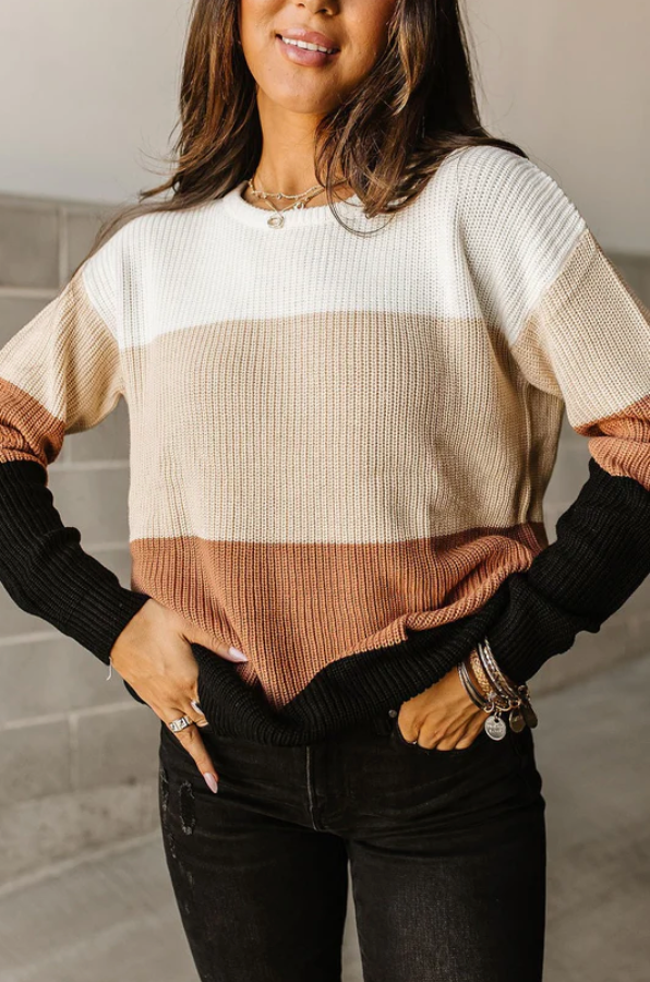 Ampersand Avenue Paige Sweater - Fawn