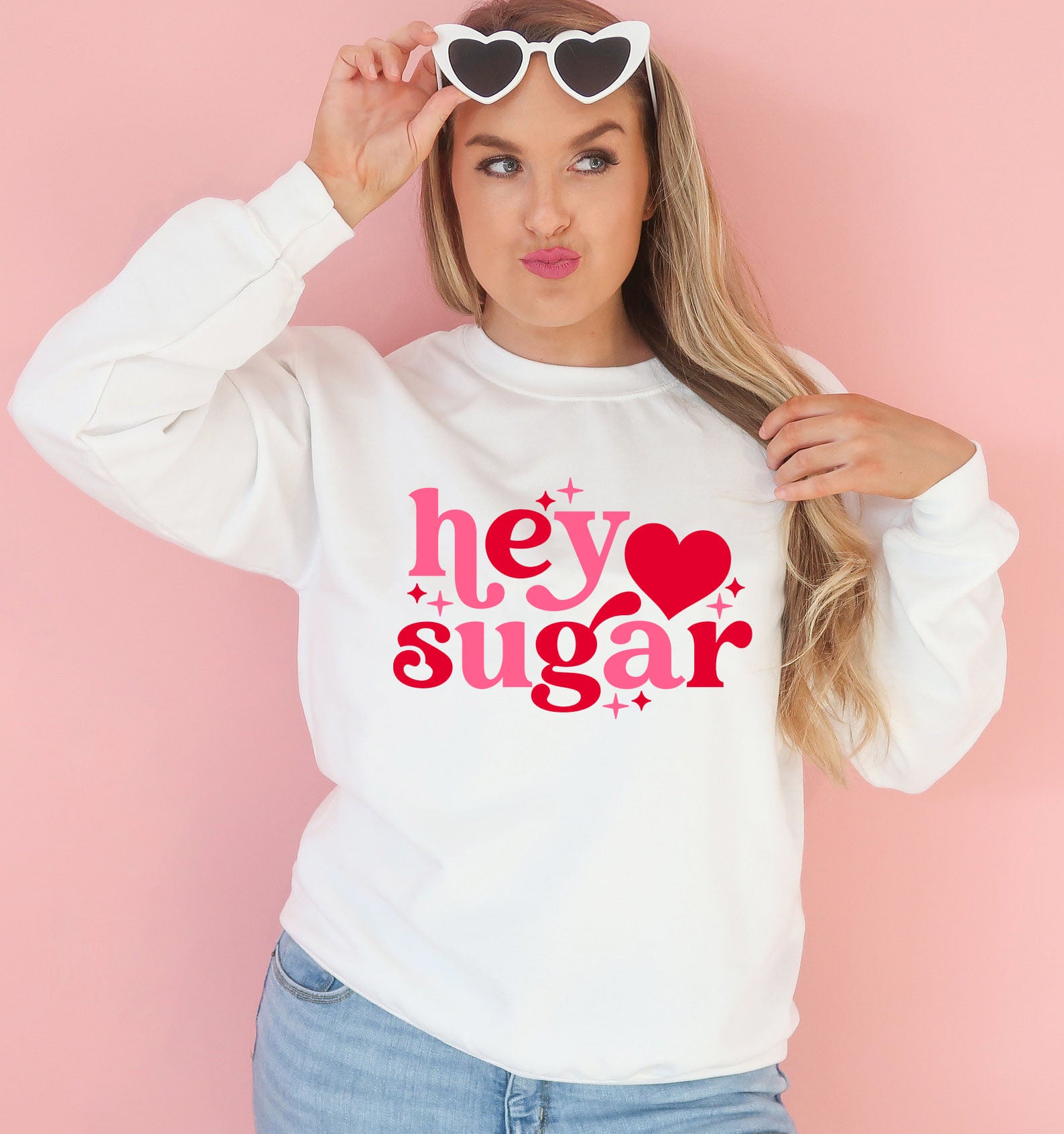 Hey Sugar Crew Neck Sweater